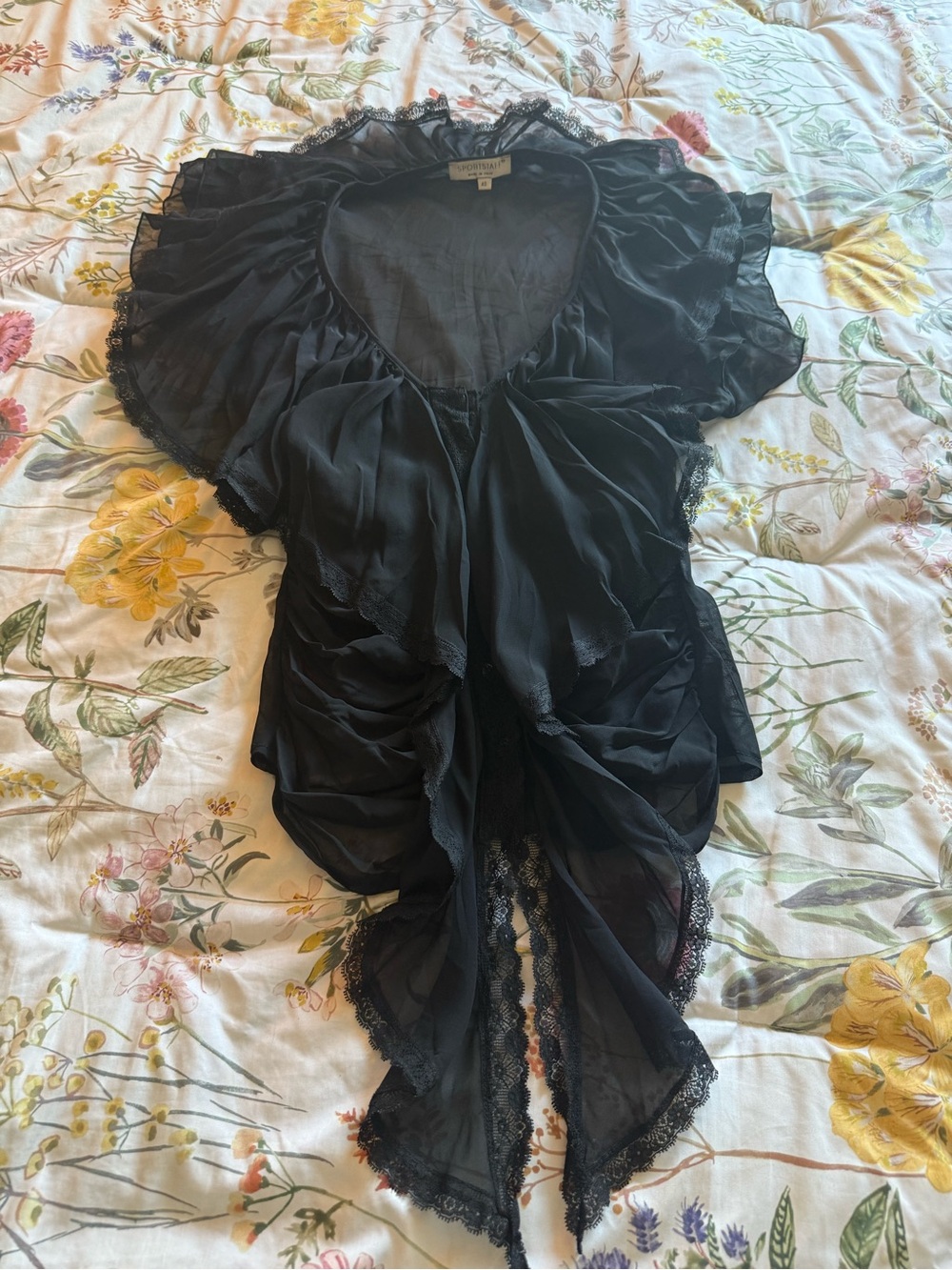 Whismsigoth vintage Italian sheer top